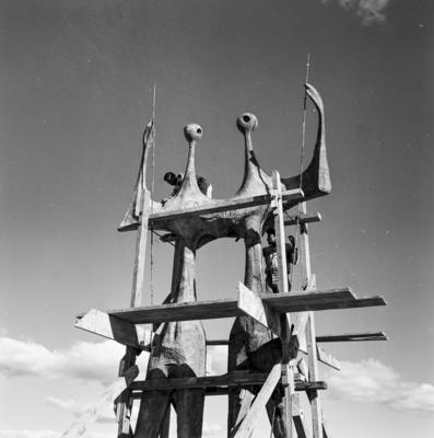 "Os Candangos" ou "Os Guerreiros", escultura de Bruno Giorgi