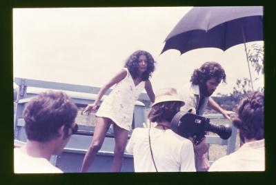 Filmagens de "Iracema: uma transa amazônica", com direção de Jorge Bodanzky e Orlando Senna