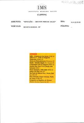 Exposição - São Paulo de Roberto Piva e Wesley Duke Lee.