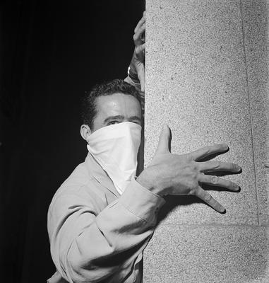 Millôr Fernandes na redação de "O Cruzeiro"