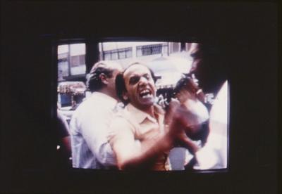 Captura de tela da televisão - Campanha de Jânio Quadros para a prefeitura