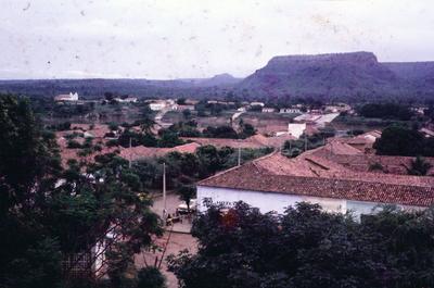 Vista da cidade e Morro de Santa Cruz
