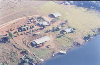 Vista aérea de propriedade rural