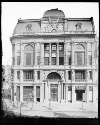 Edifício na avenida Central, atual Rio Branco
