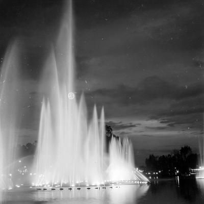 Cartão de Boas Festas - fonte do Lago Ibirapuera