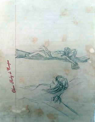 Estudos feitos à mão livre 