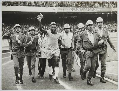 Penúltimo jogo de Pelé pela seleção brasileira