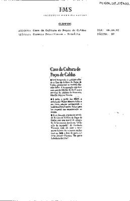 Casa da Cultura de Poços de Caldas