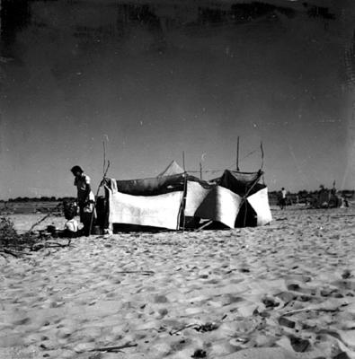 Acampamento de romeiros