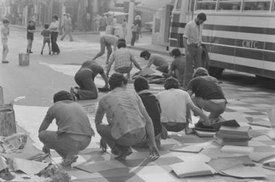 Acarpetamento da rua Augusta