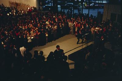 Abertura da 18ª Bienal pelo presidente José Sarney
