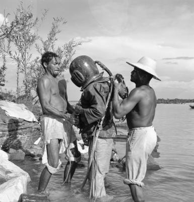 Garimpo de diamantes na Boca do Tauiri