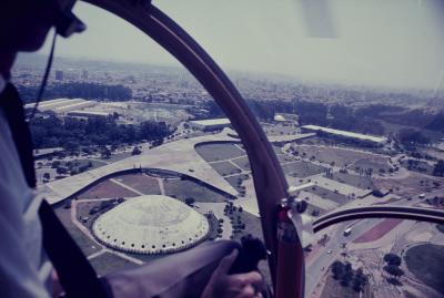 Vista aérea do parque Ibirapuera