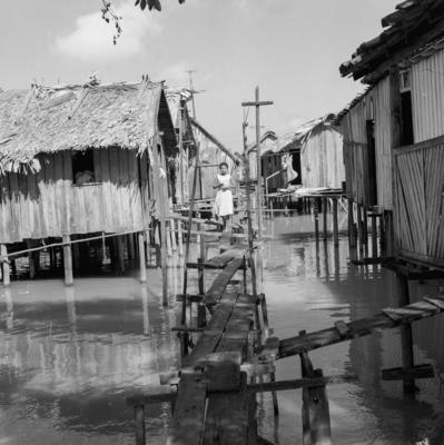 Vila da Barca, palafitas flutuantes