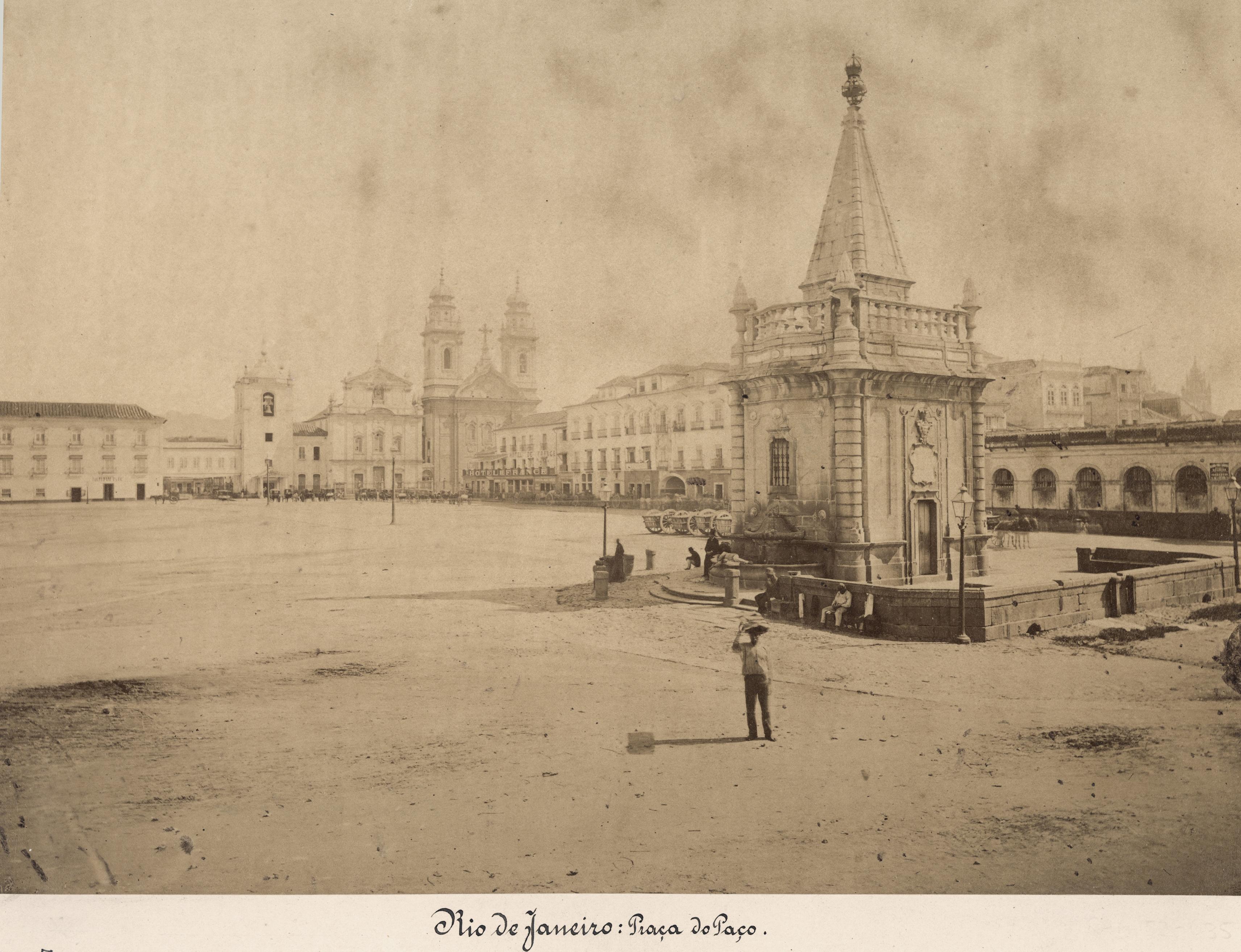 O chafariz de Mestre Valentim e as igrejas do Carmo e Capela Imperial