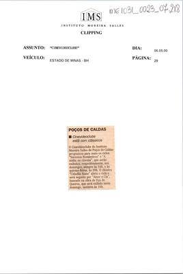 Poços de Caldas - Cinevideoclube está com clássicos