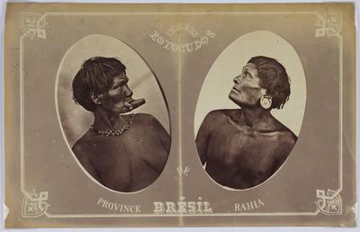 Indígenas do povo Aimoré, também conhecido como Botocudo