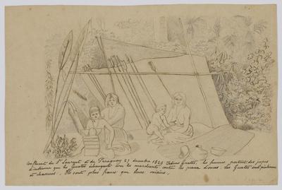 Mulheres e crianças indígenas Guatós