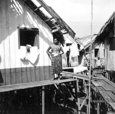 Vila da Barca, palafitas flutuantes