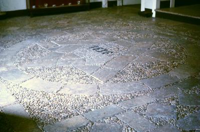 Edifício Museu do Estado - piso do vestíbulo de entrada