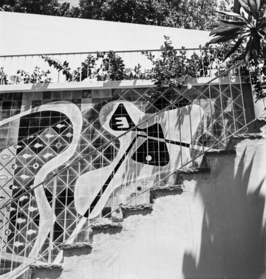 Mural de Burle Marx, na residência de Jean Marie Diestl