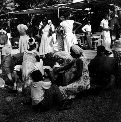 Vendedora de acarajé na Procissão de Nosso Senhor dos Navegantes