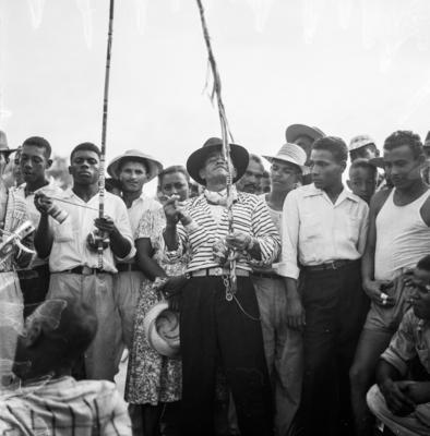 Roda de capoeira na Segunda-Feira Gorda da Ribeira