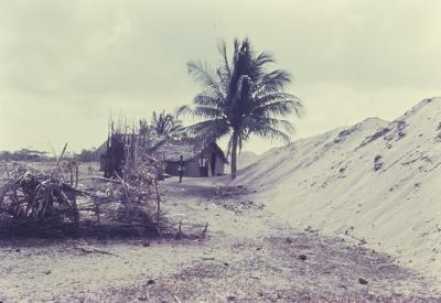 Vila de pescadores no litoral sul, próximo ao Quilombo de Sibaúma