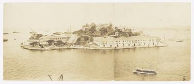 Revolta Naval; vista geral do Batalhão Naval da Ilha das Cobras