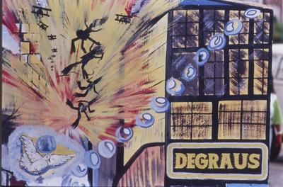 Flagrante de rua - placas, letreiros e cartazes