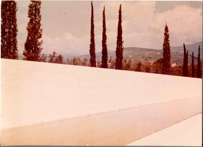 Olavo Redig de Campos no Monumento Votivo Militar Brasileiro em Pistóia