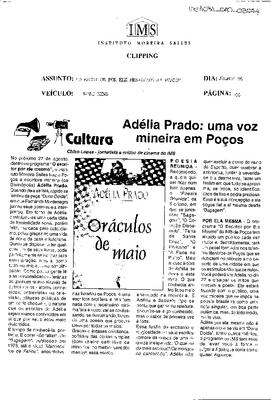 Adélia Prado: uma voz mineira em Poços