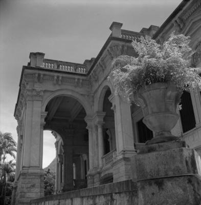 Aspecto externo do casarão do Parque Lage