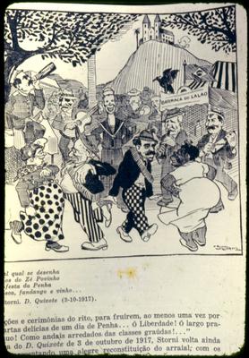 Festa da Penha (desenho - reprodução de periódico)