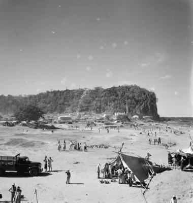 Acampamento de romeiros