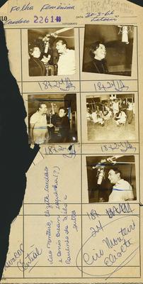 Cyro Monteiro e Elizeth Cardoso (folha de contatos)