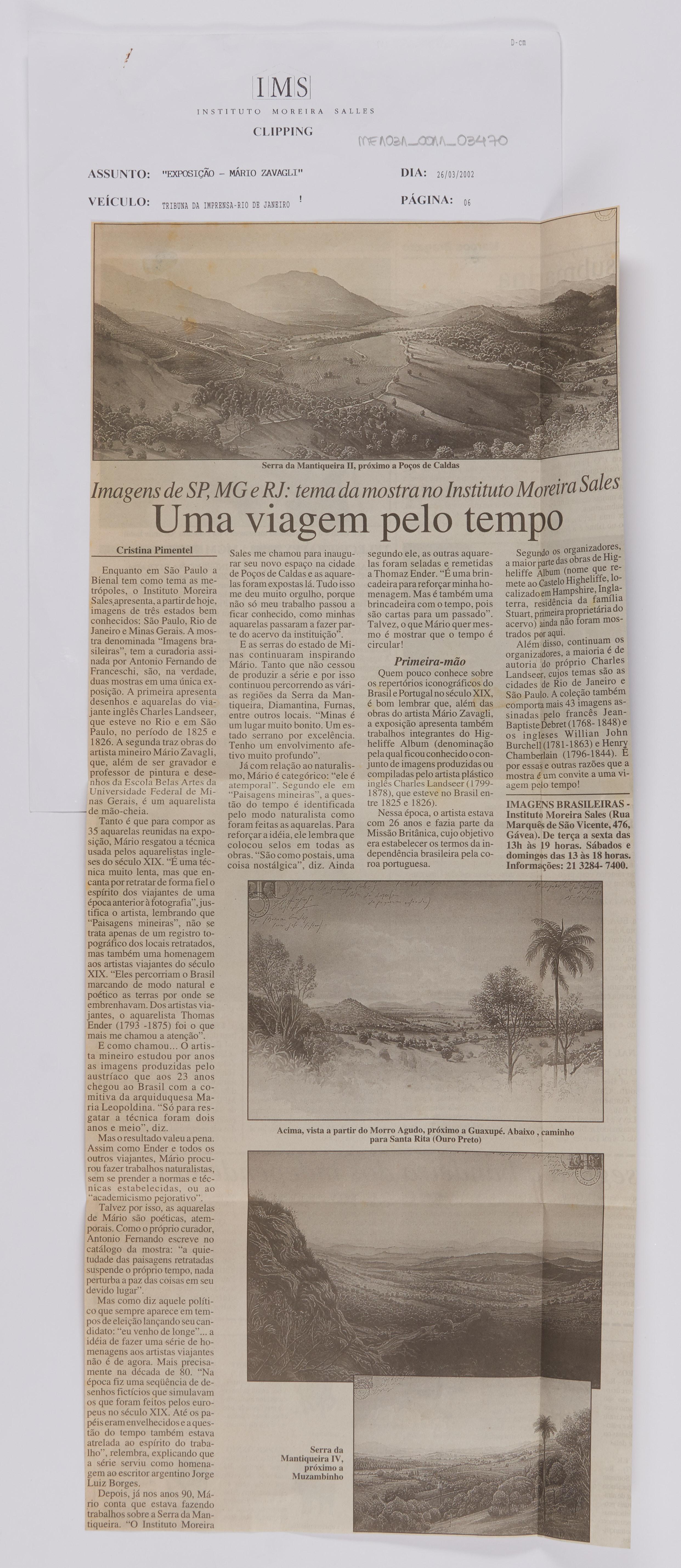 Imagens de SP, MG e RJ: tema da mostra do Instituto Moreira Salles