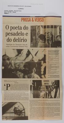 O poeta do pesadelo e do delírio