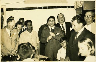 Capitão Furtado ao microfone