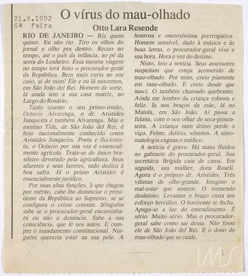 O vírus do mau-olhado