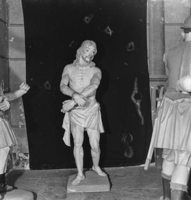 Via Crucis, Passos da Paixão, esculturas de Aleijadinho, Cristo no Passo da Flagelação