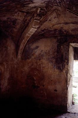 Casa da Torre de Garcia d'Ávila - abóbada cômodo lateral à capela