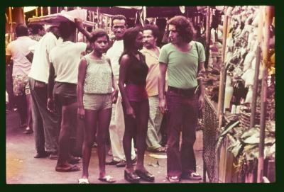 Teste de atriz com Edna de Cássia para o papel de Iracema no filme "Iracema: uma transa amazônica"