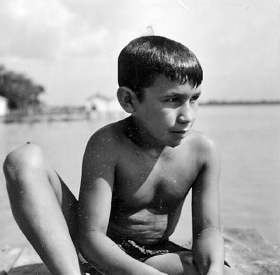 Rio Guamá, criança