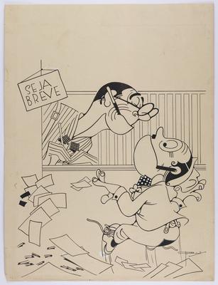 [Um anjo num "guichet"]