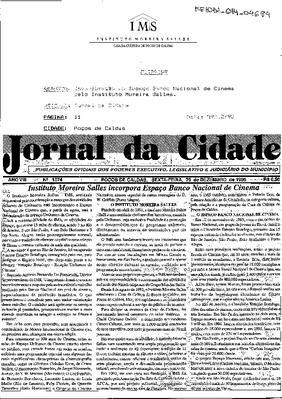 Instituto Moreira Salles incorpora espaço Banco Nacional de Cinema