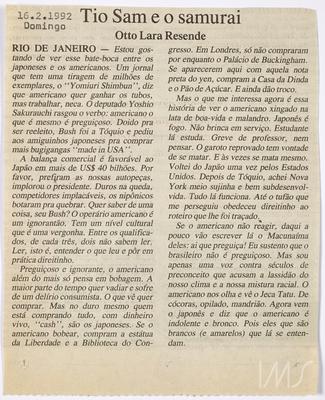 Tio Sam e o samurai