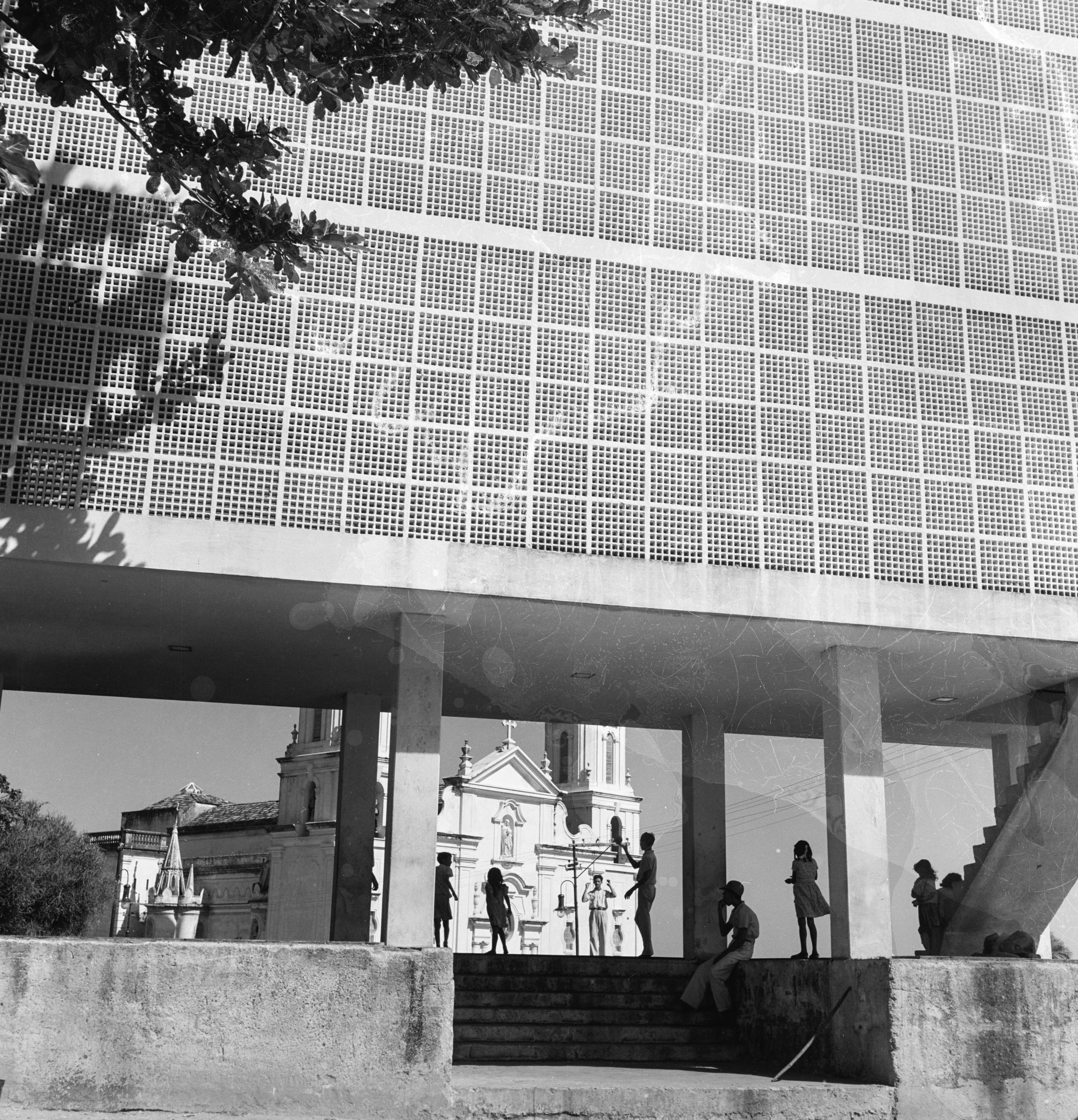 Catedral Sé de Olinda e o prédio da caixa d´água