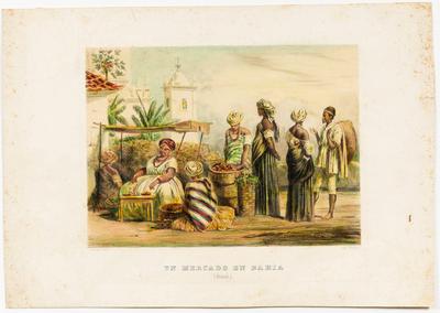 Un Mercado en Bahia (Brasil.)