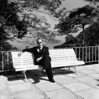 Oscar Niemeyer na Casa das Canoas
